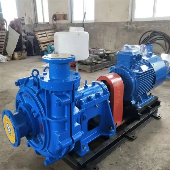 Zj Series Single-Stage Horizontal Slurry Pumps Mining-Specific Heavy-Duty Centrifugal Slurry Pumps